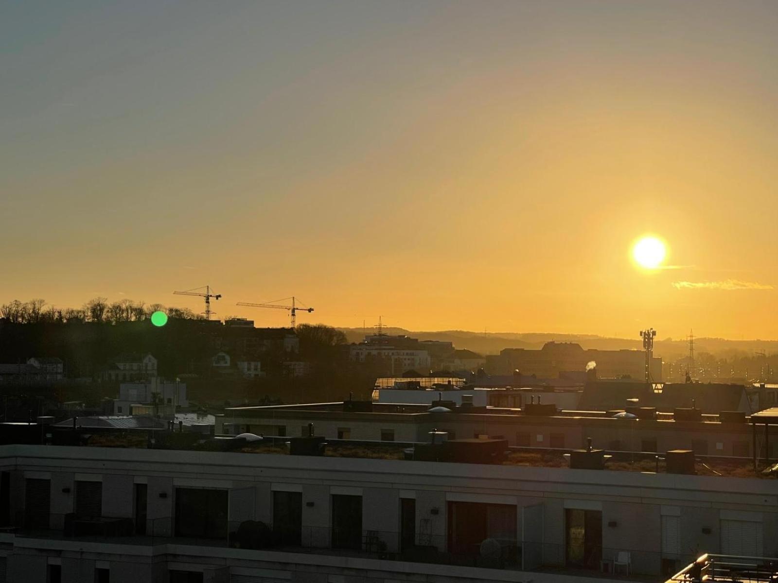 Ferienwohnung Lux Penthouse - Office, Terrace, Gym & Parking Luxemburg Exterior foto