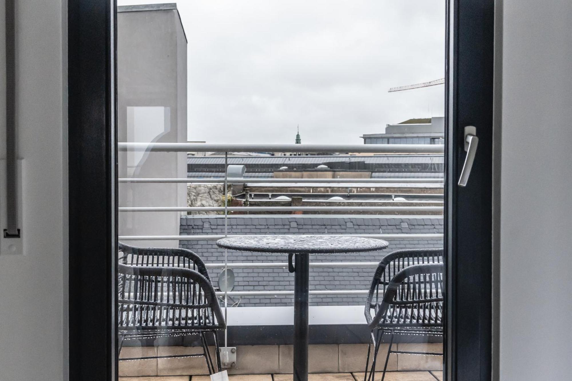 Ferienwohnung Lux Penthouse - Office, Terrace, Gym & Parking Luxemburg Exterior foto