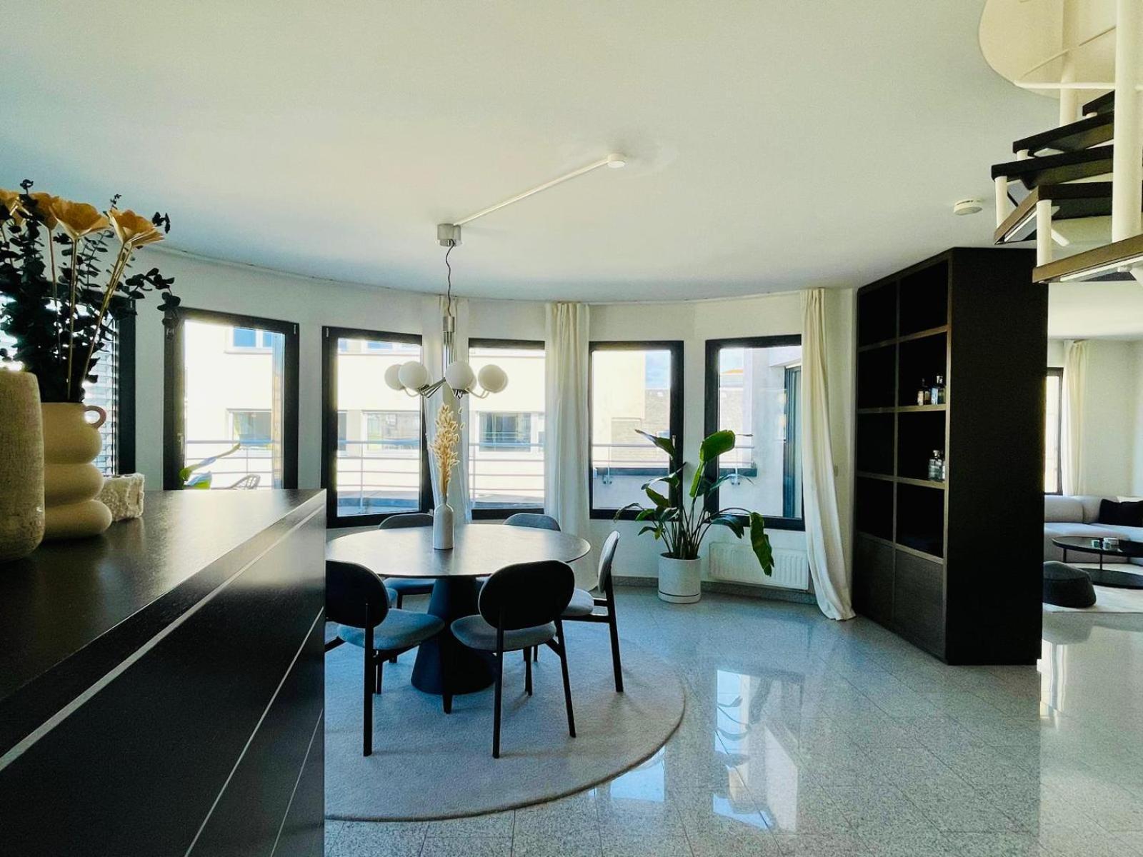 Ferienwohnung Lux Penthouse - Office, Terrace, Gym & Parking Luxemburg Exterior foto