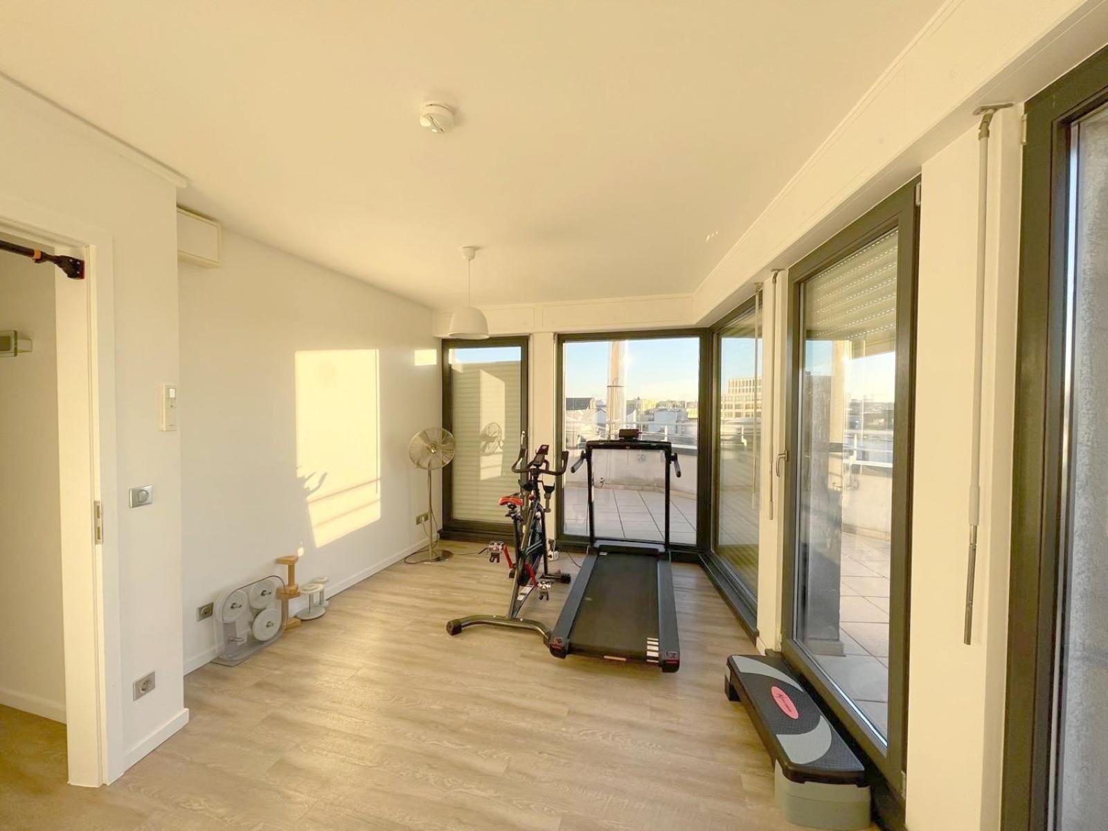 Ferienwohnung Lux Penthouse - Office, Terrace, Gym & Parking Luxemburg Exterior foto